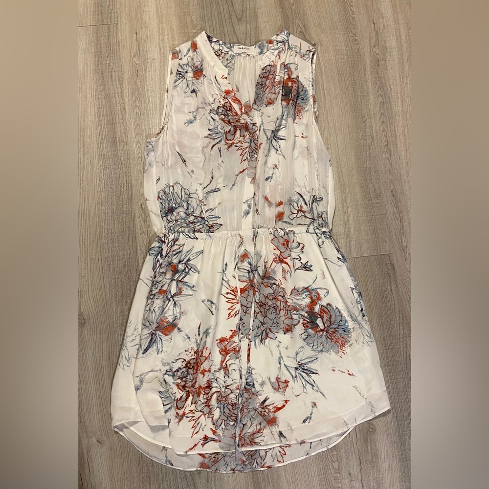 Babaton Bennet silk sleeveless dress in limited edition print